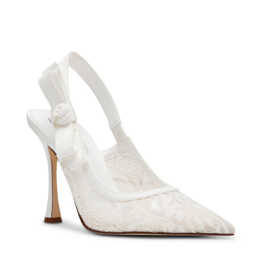 Brylie-L Pump WHT LACE