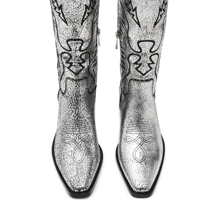 Trevi Boot SILVER LEATHER
