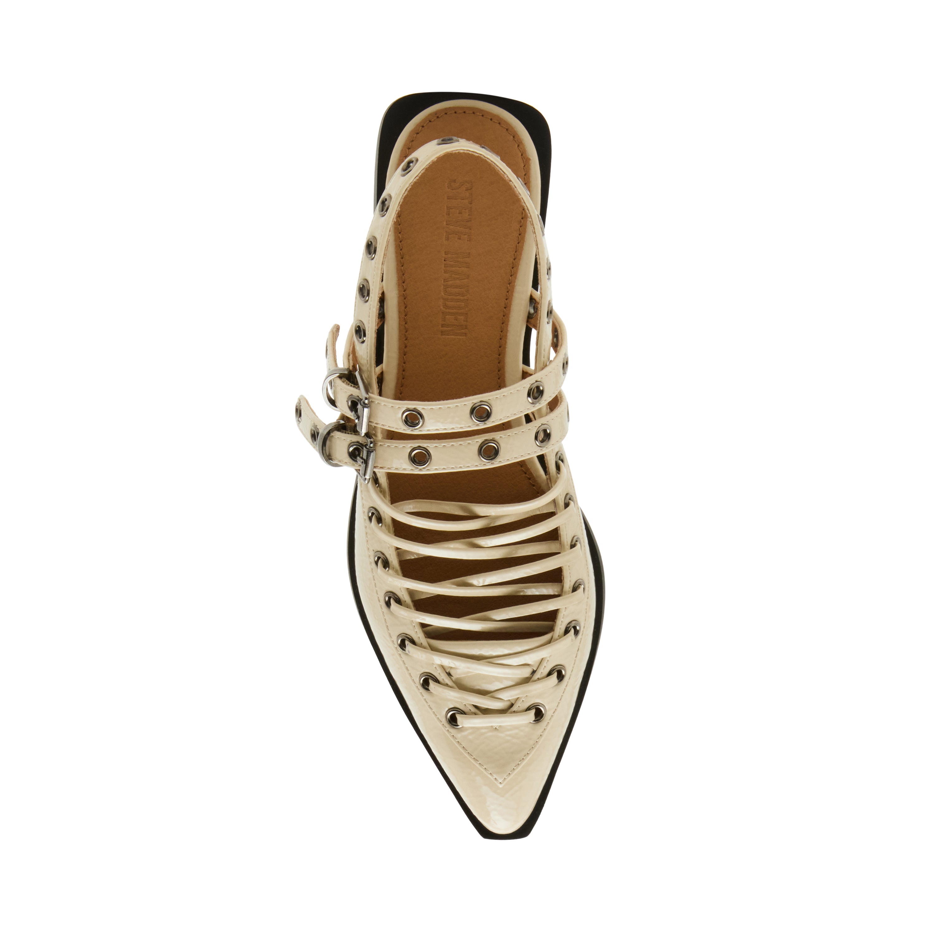 Galanti Flat Shoe BONE PATENT - view 6
