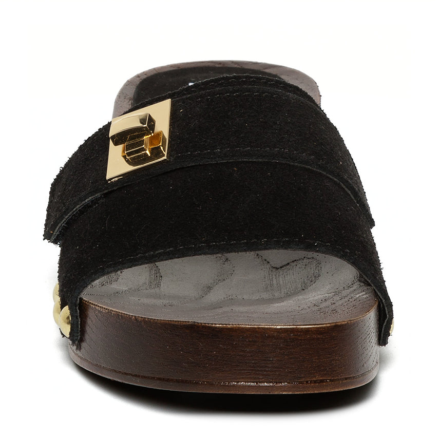 Carrmen Sandal BLACK SUED - view 3