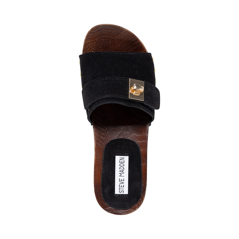 Carrmen Sandal BLACK SUED - view 5