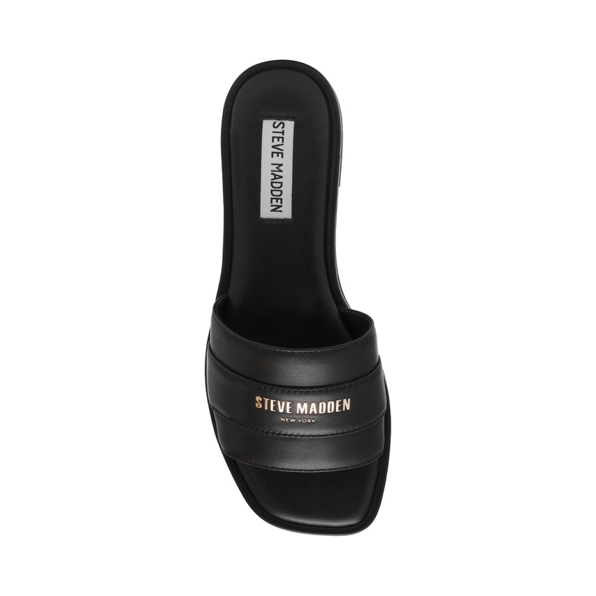 Ashten Sandal BLACK LEATHER