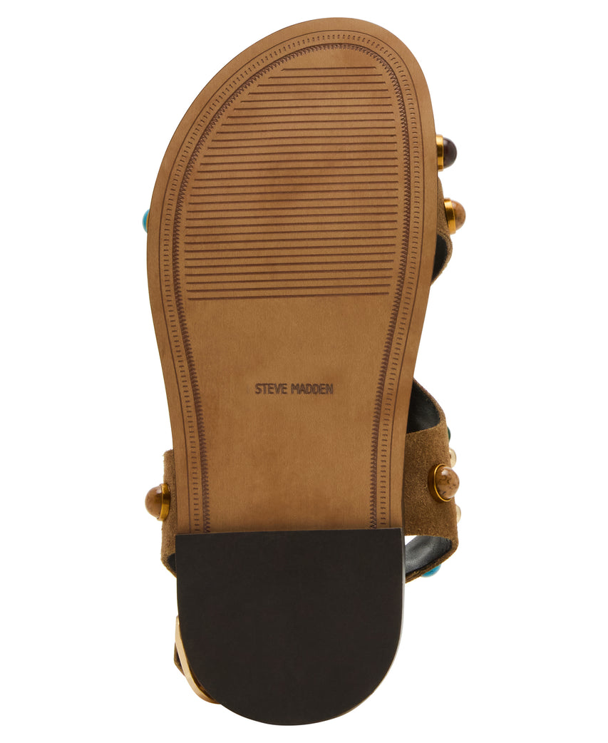 Linear Sandal TAUPE SUEDE - view 7