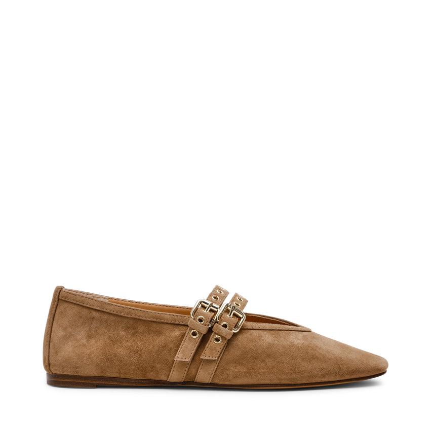 Lydia Flat Shoe TAUPE SUEDE