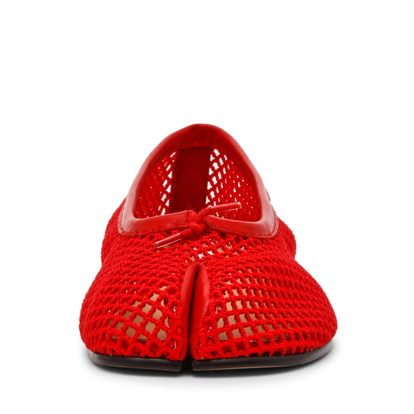 Calico-Mesh Flat Shoe RED - view 3