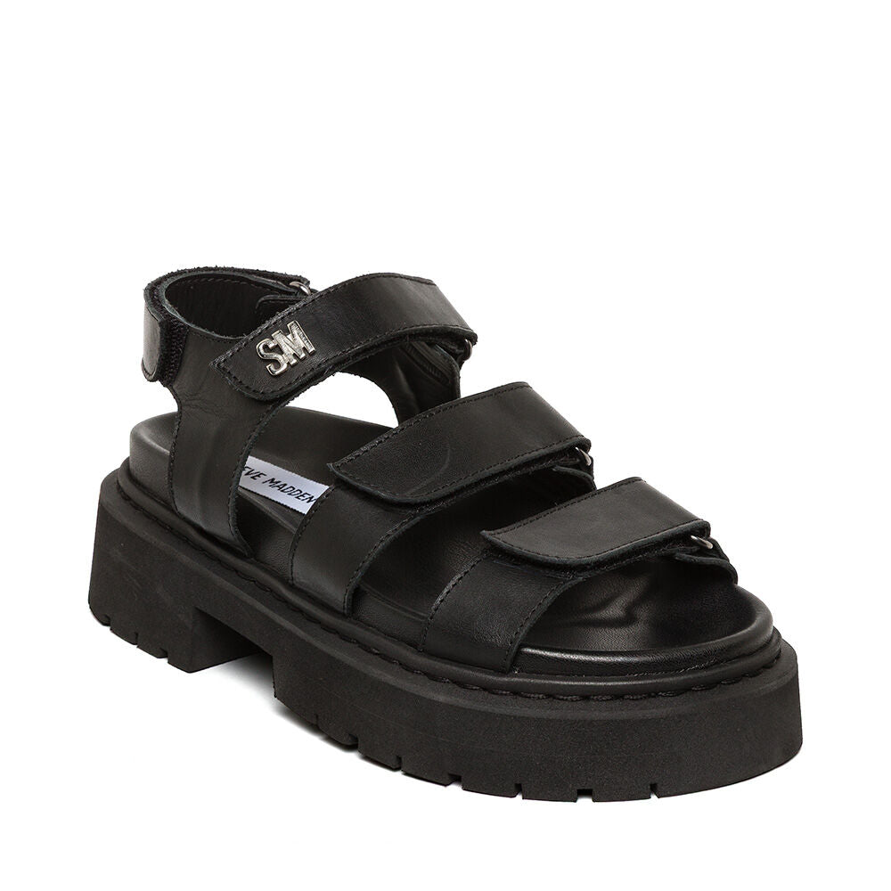 Glorias Sandal BLACK LEATHER - view 2