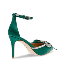 Steve Madden Lumiere Sandal EMERALD SATIN Sandals All Products