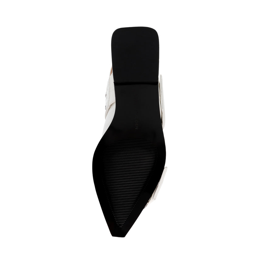 Grand Ave Flat Shoe WHITE PATENT
