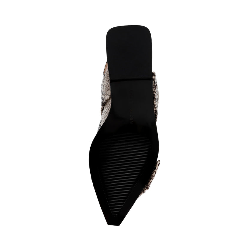 Grand Ave Flat Shoe LT. BEIGE SNAKE