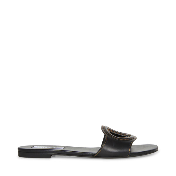 Kylah Slide BLACK LEATHER