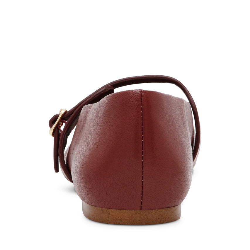 Rejoice Flat Shoe CHERRY MAH LEATHER