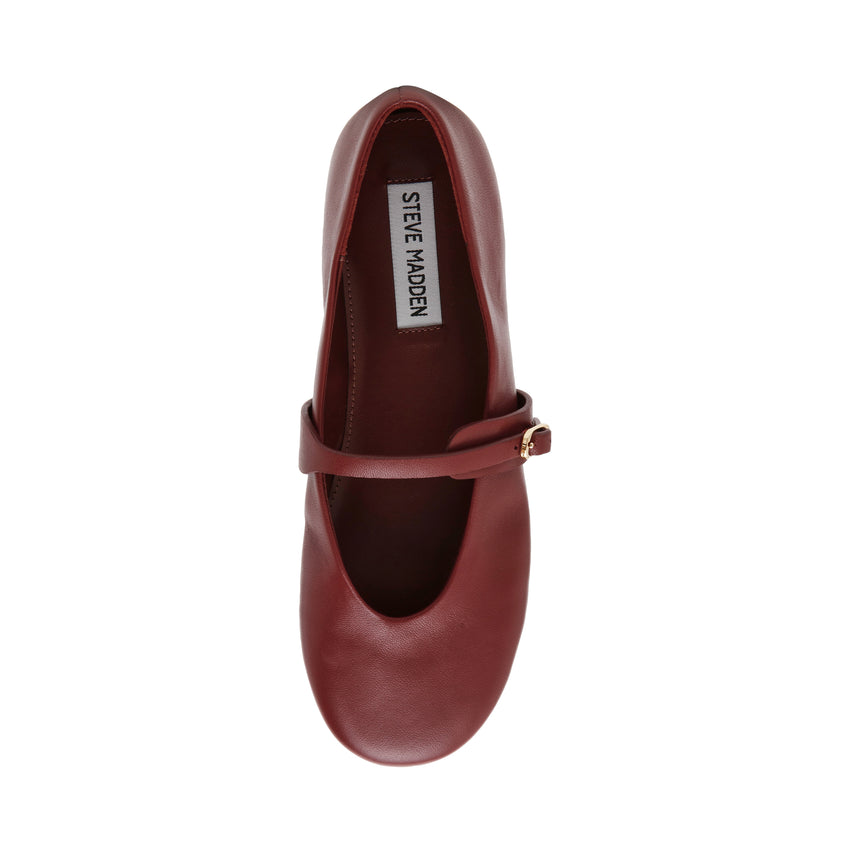 Rejoice Flat Shoe CHERRY MAH LEATHER