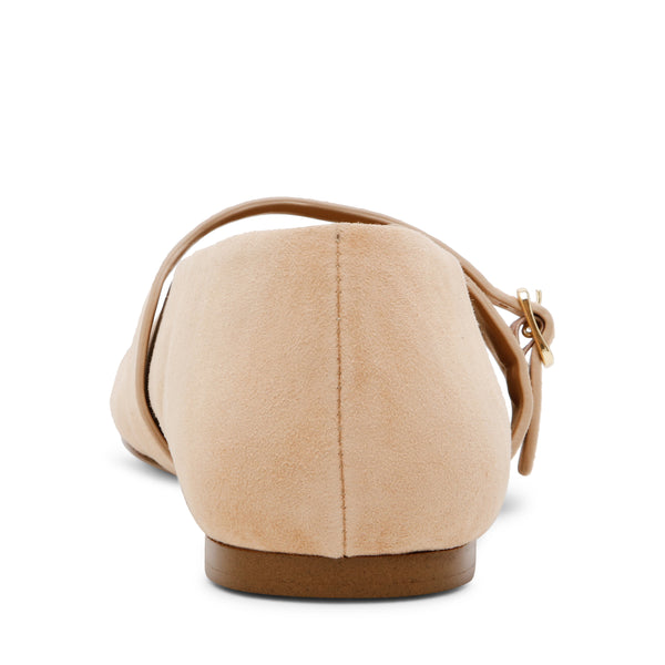 Rejoice Flat Shoe CAMEL SUEDE