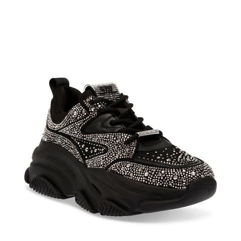 Steve Madden Privy Sneaker BLACK/SILVER Sneakers Women's | Sneakers