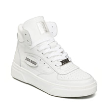 Steve Madden Disco Sneaker WHITE LEATHER Sneakers All Products