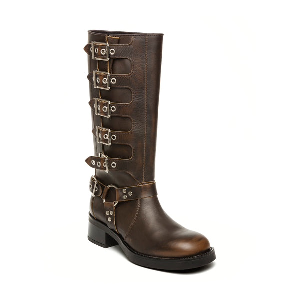 Battle Boot BROWN LEATHER