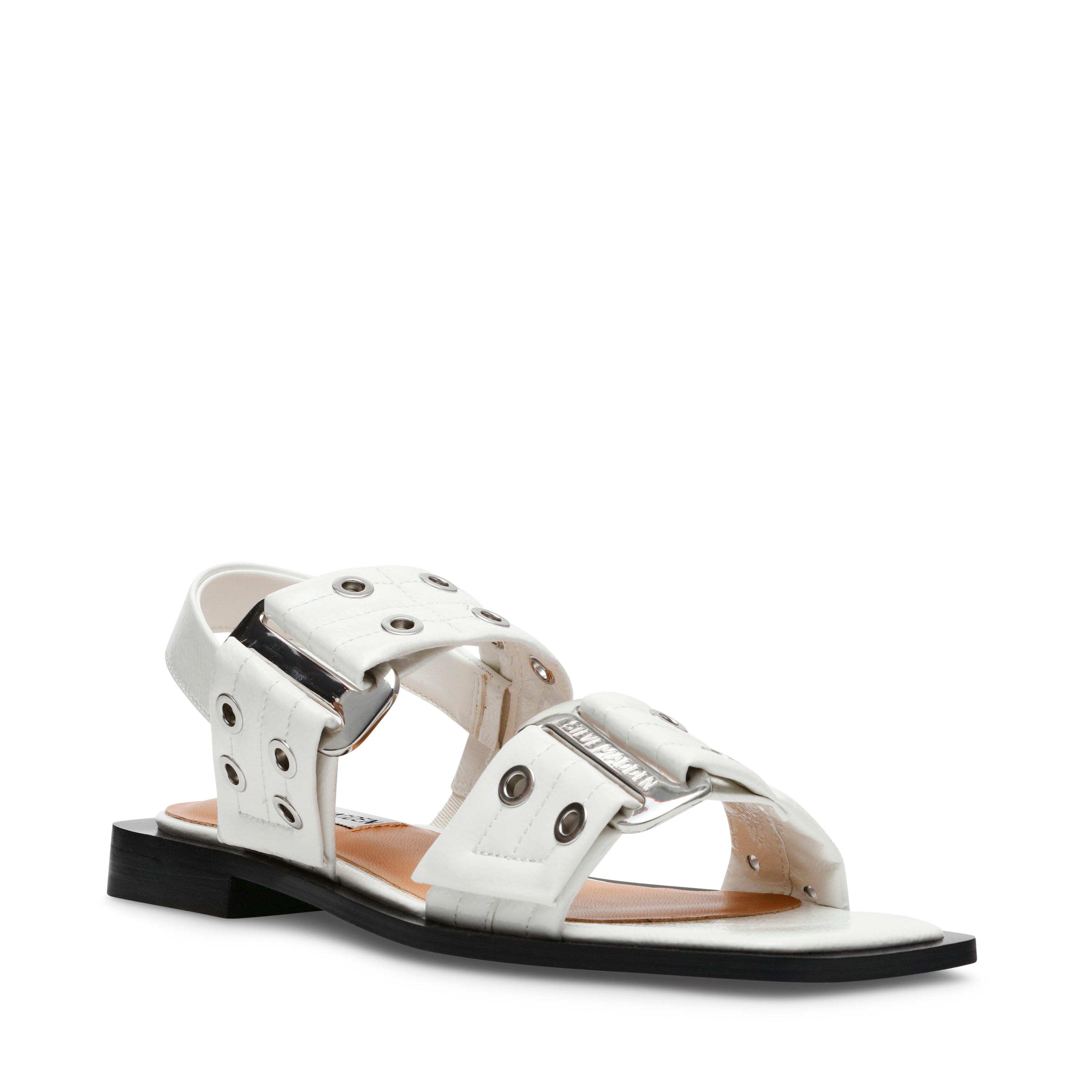 サンダル・ミュール STEVE MADDEN SARIA SANDALS Saria Sandal BLACK PATENT – Steve Madden Europe