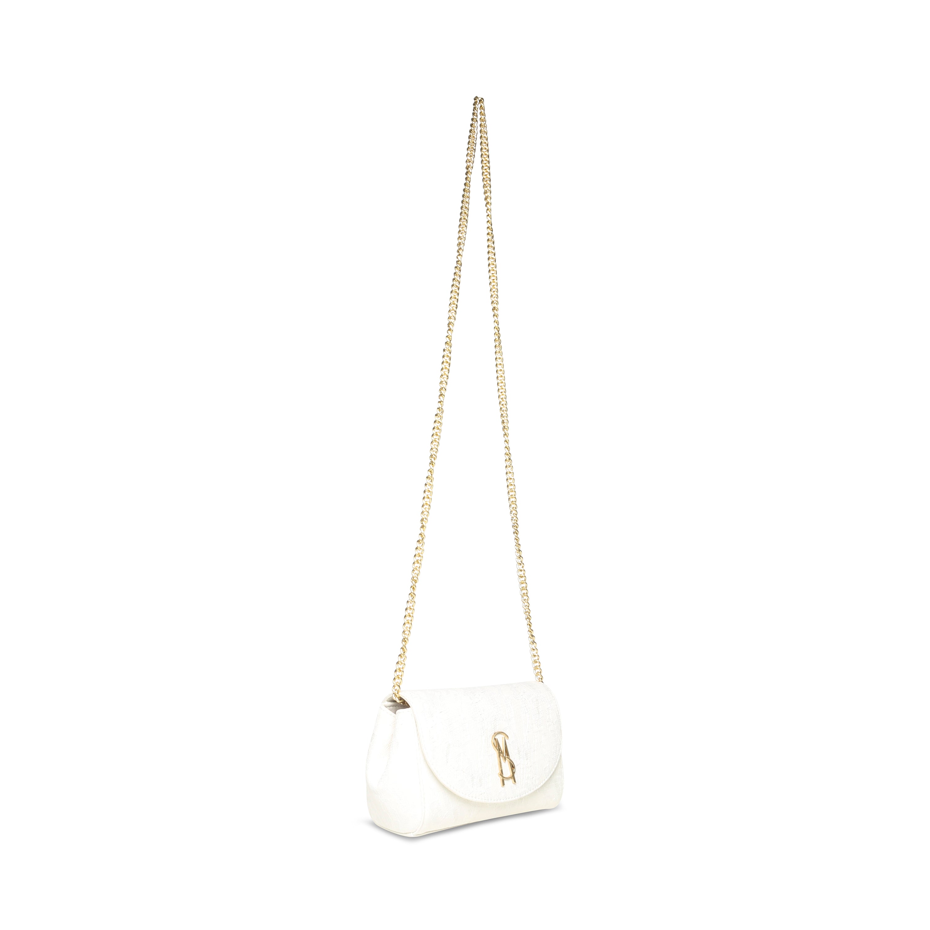 Bnylah Bag WHT/GLD - view 2