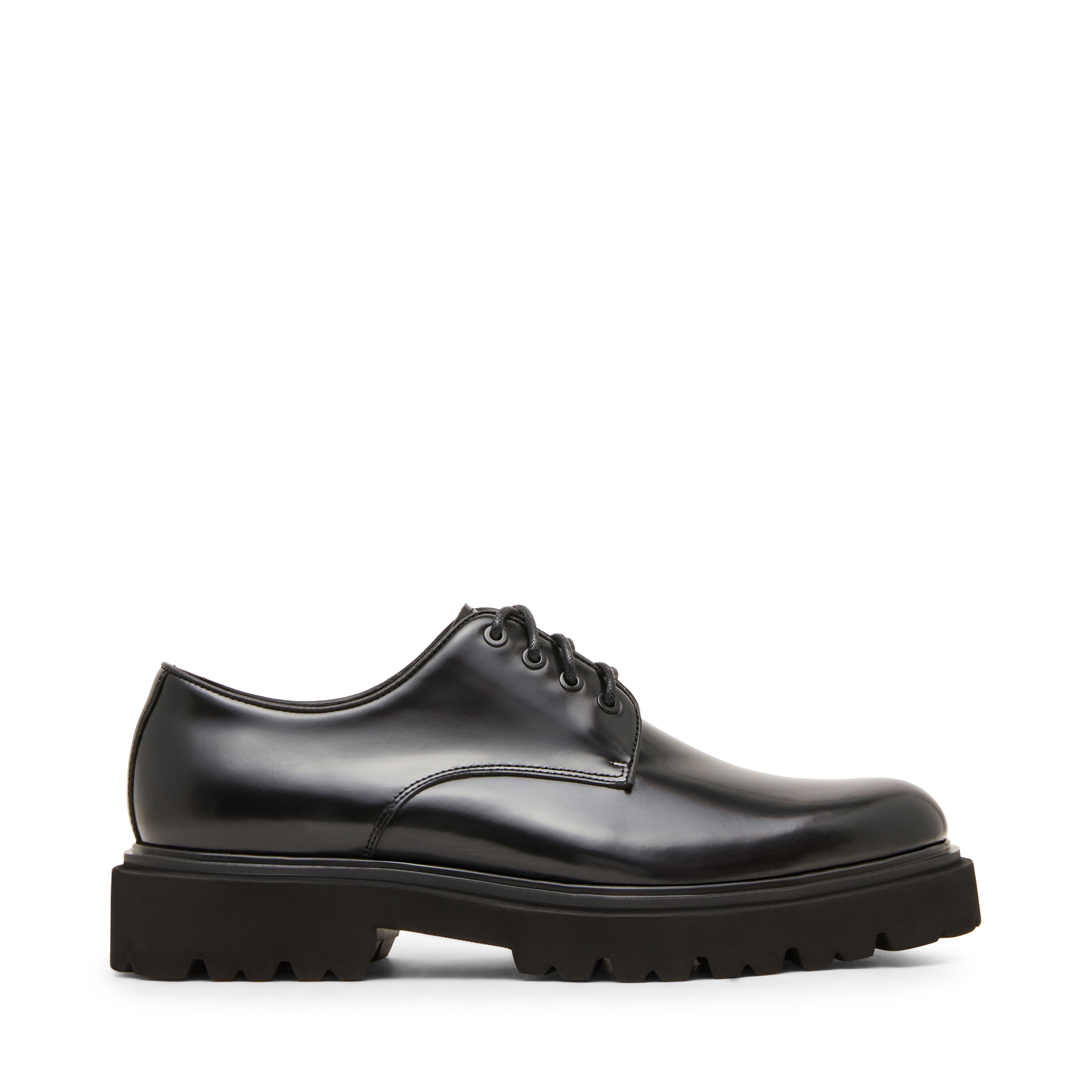 Motala Flat Shoe BLACK LEATHER