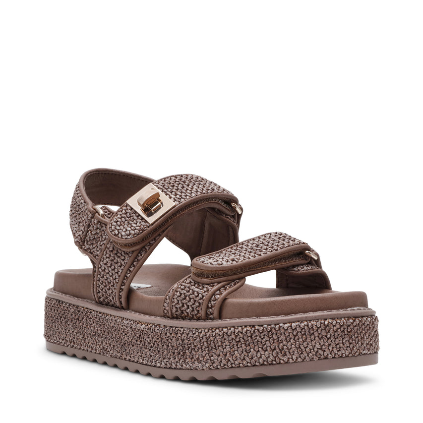 Bigmona Sandal CHARCOAL RAFFIA - view 2