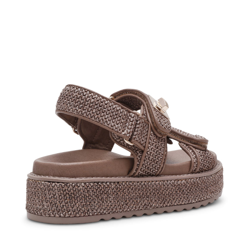 Bigmona Sandal CHARCOAL RAFFIA - view 5