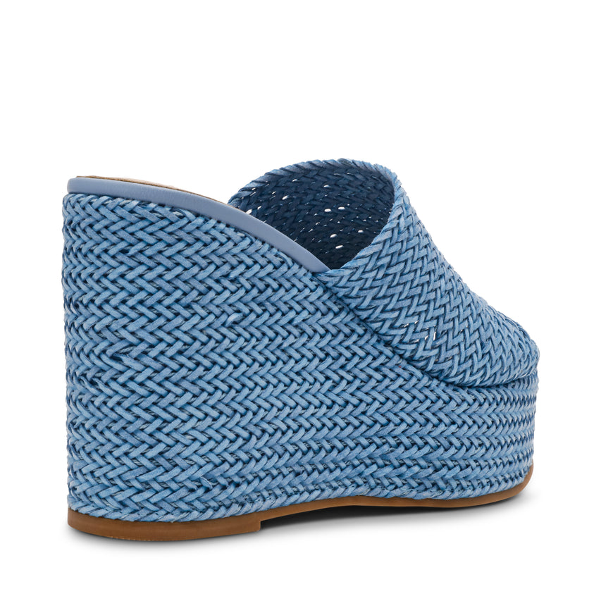 Cassi Sandal BLUE RAFFIA - view 5