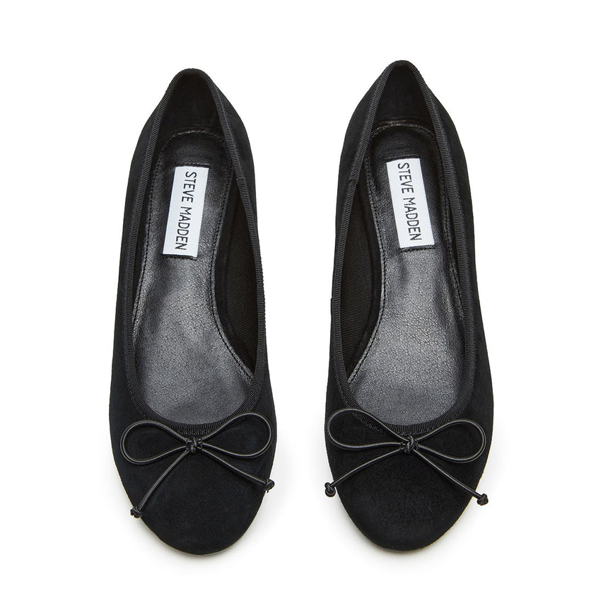 Cherisher Flat Shoe BLACK SUEDE