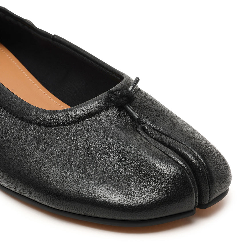 Cyra Flat Shoe BLACK LEATHER - view 5
