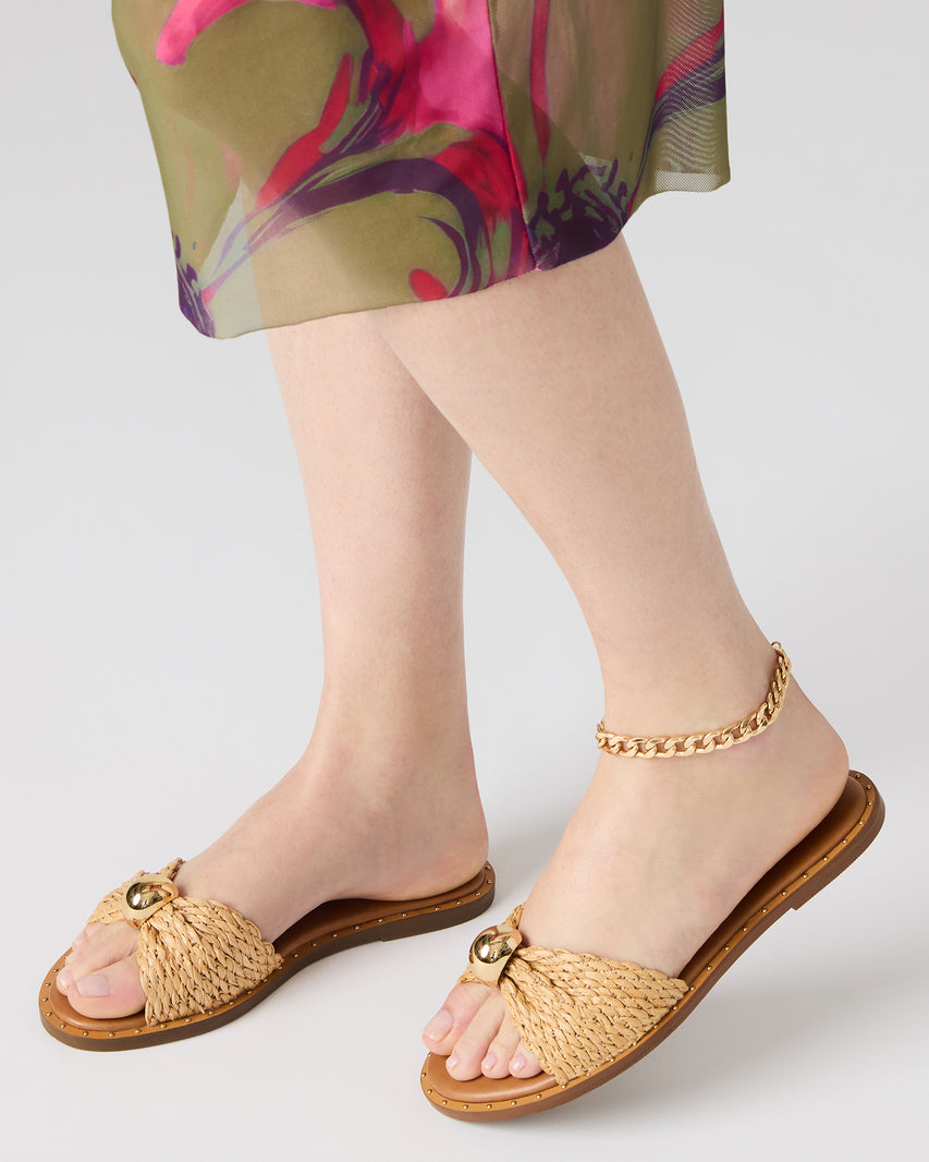 Dipsy Sandal NAT RAFFIA