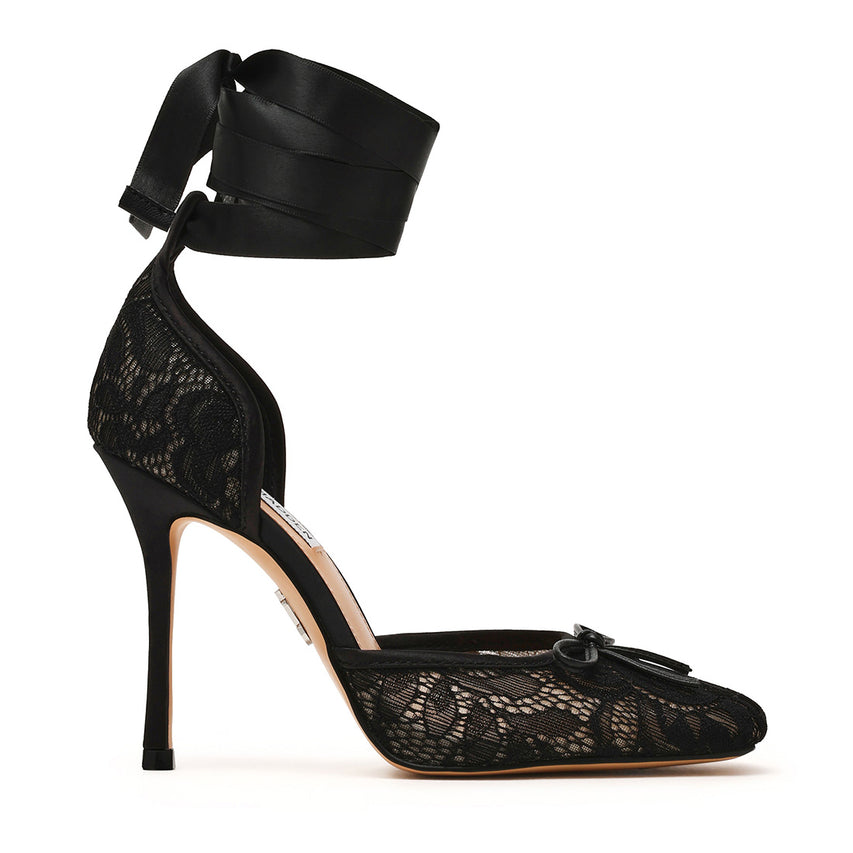 Larina Pump BLACK LACE