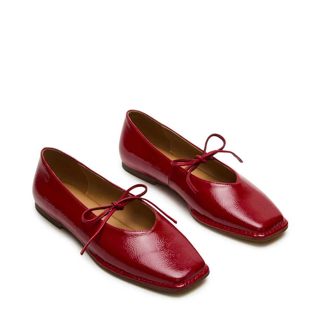 Lola Flat Shoe RED PATENT - view 2