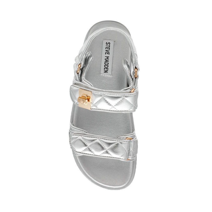 Mona-Q Sandal SILVER COIN