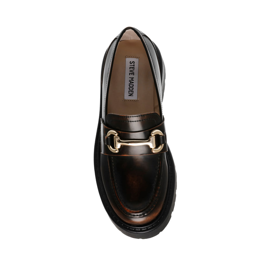 Occupy Flat Shoe BROWN ACTION LEATHER
