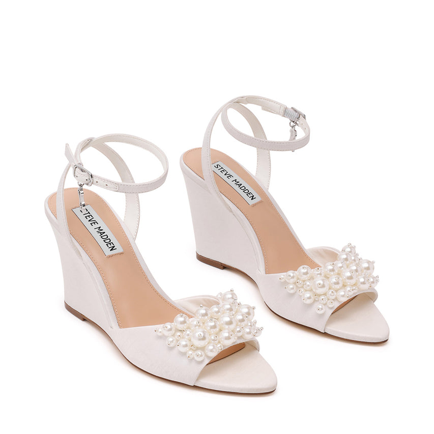 Rexa-P Sandal IVORY SATIN - view 2