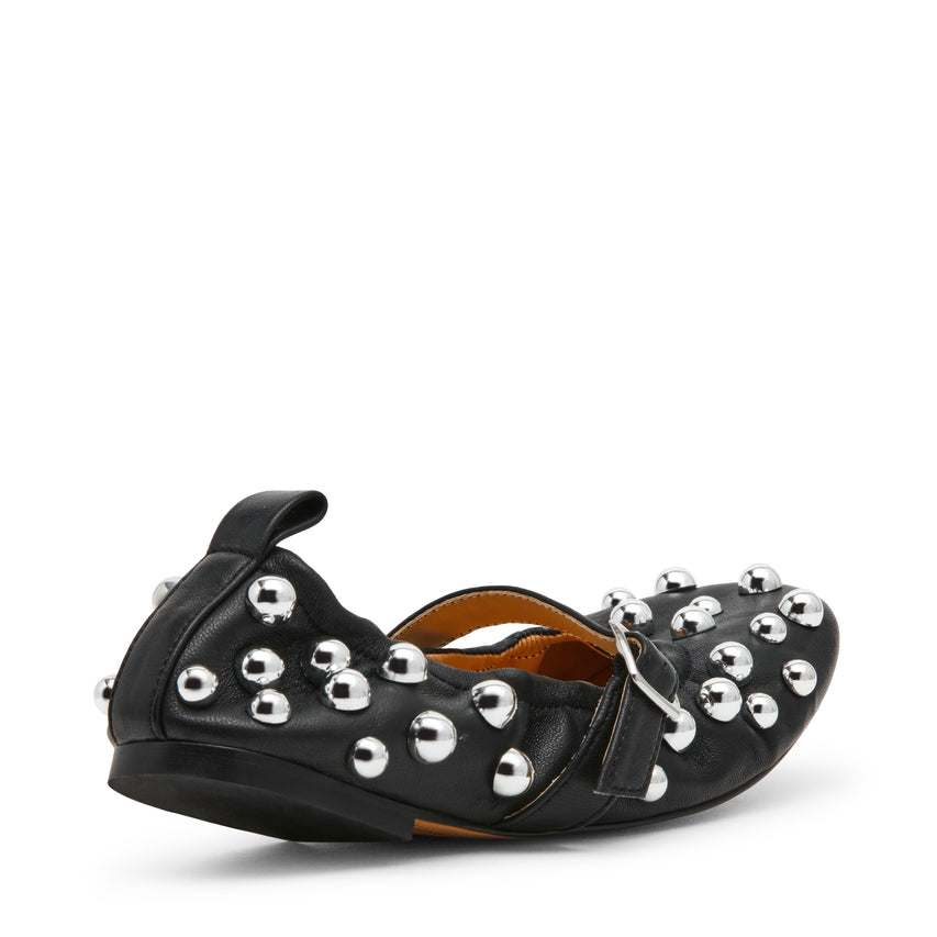 Sunrays Flat Shoe BLACK LEATHER
