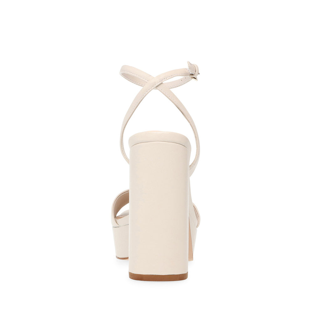 Steve Madden Lessa Sandal BONE PATENT Sandals All Products