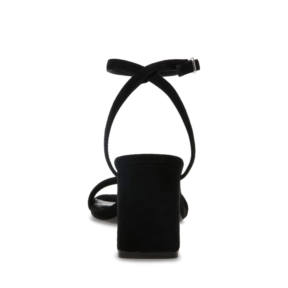 Steve Madden Luxe Sandal BLACK SUEDE Sandals All Products
