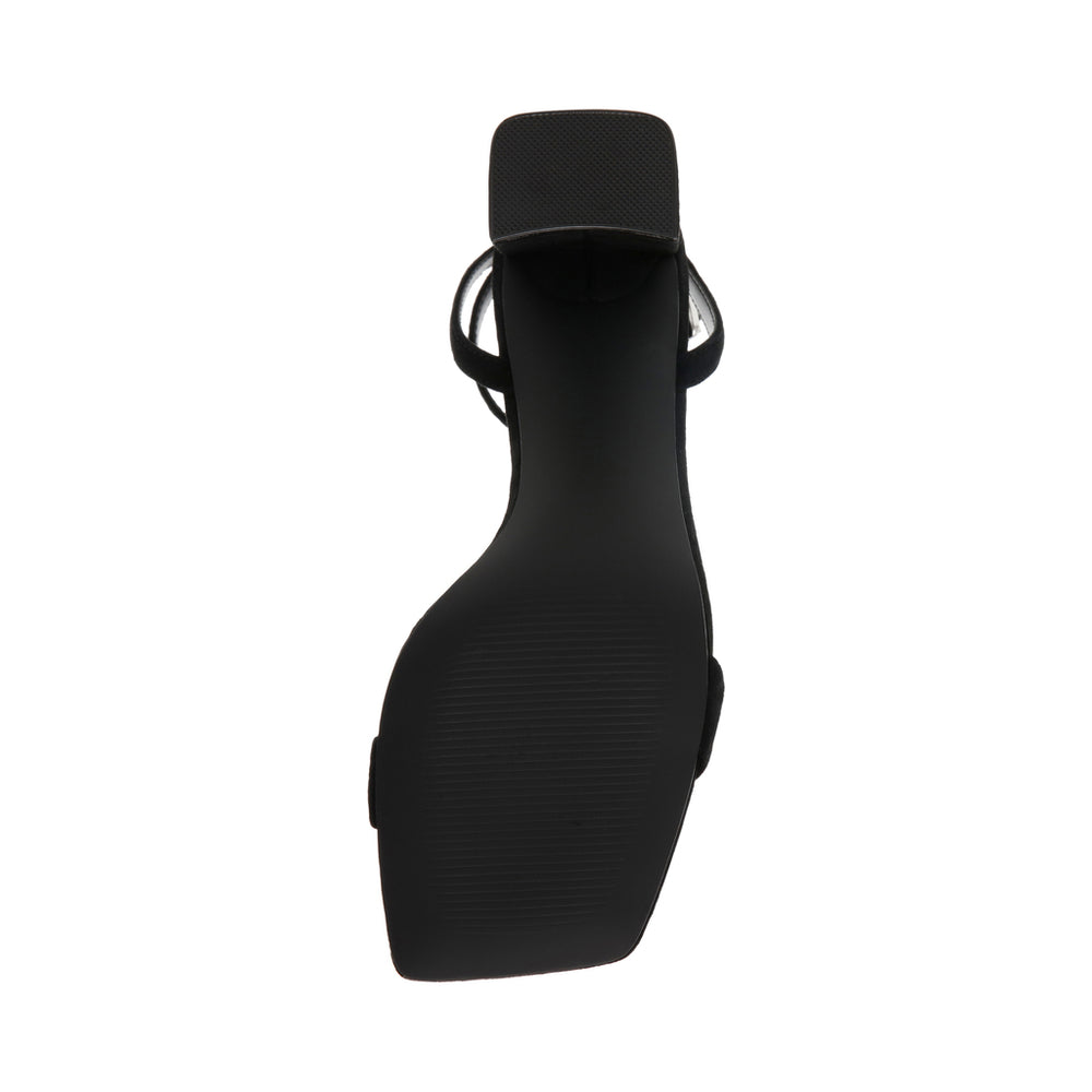Steve Madden Luxe Sandal BLACK SUEDE Sandals All Products
