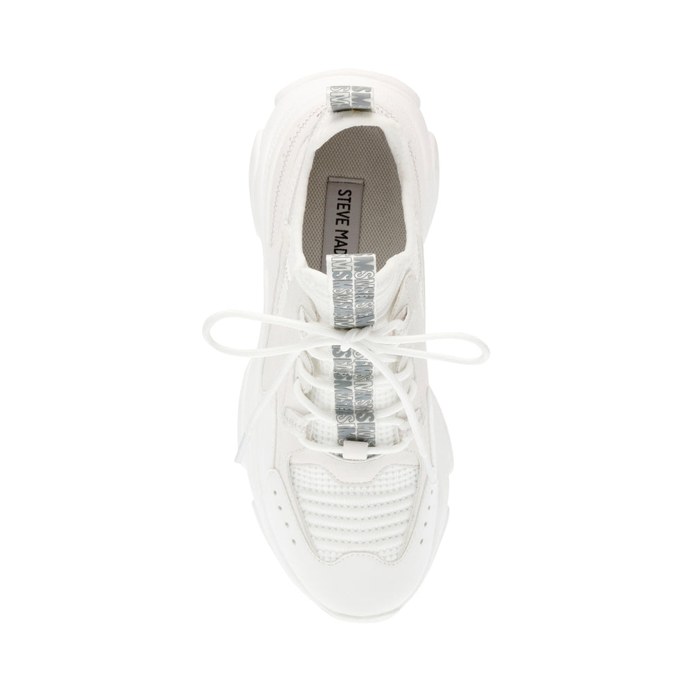 Steve Madden Matchbox Sneaker WHITE/WHITE Sneakers SNEAKER HP BLOCK
