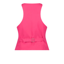 Steve Madden Apparel Isabella Vest PINK GLO Tops All Products