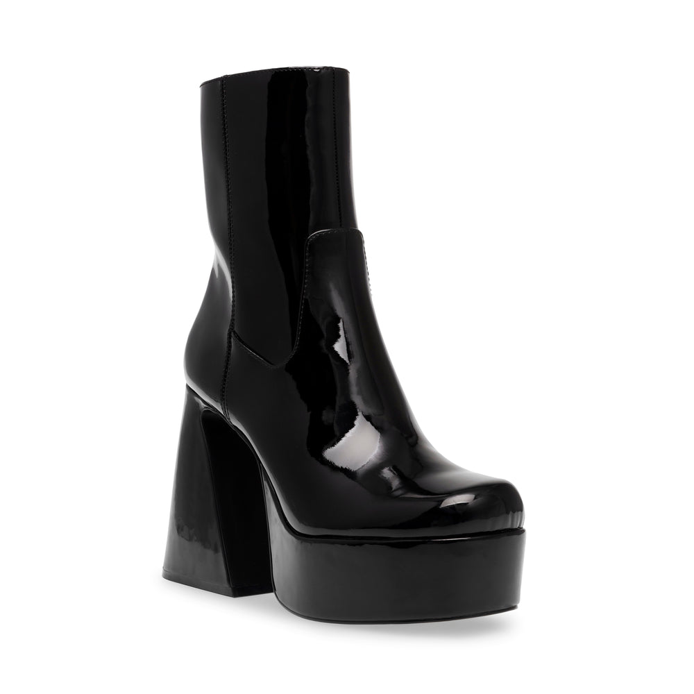 Steve Madden Profuse Bootie BLACK PATENT Ankle boots All Products