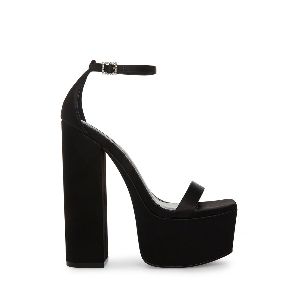 Steve Madden Amori Sandal BLACK SATIN Sandals All Products